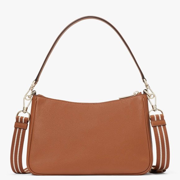 New Kate Spade Rosie Shoulder Bag Pebbled Leather Warm Gingerbread - Picture 4 of 4